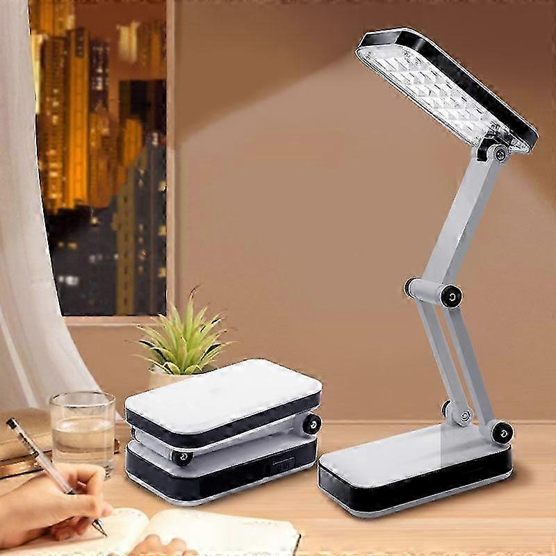 Light Super Bright Folding Portable 24 LED Lamp Torch USB Charge Study Reading