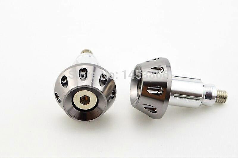 Universal Motorcycle CNC Aluminum 7/8" 22MM HandGrip Cap Barend Bar end Slider Handlebar Plug