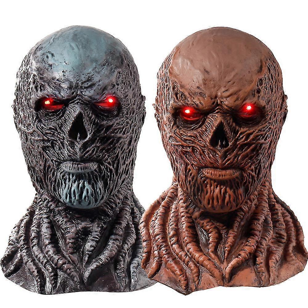 1 قطعة قناع Vecna مع أقنعة الوجه الرعب LED الدعائم