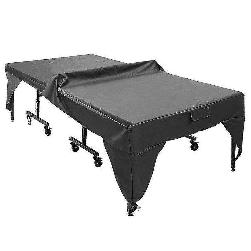 Black Gray outdoor ping pong table dust cover, practical, waterproof, easy to clean - Wear-resistant, for protection