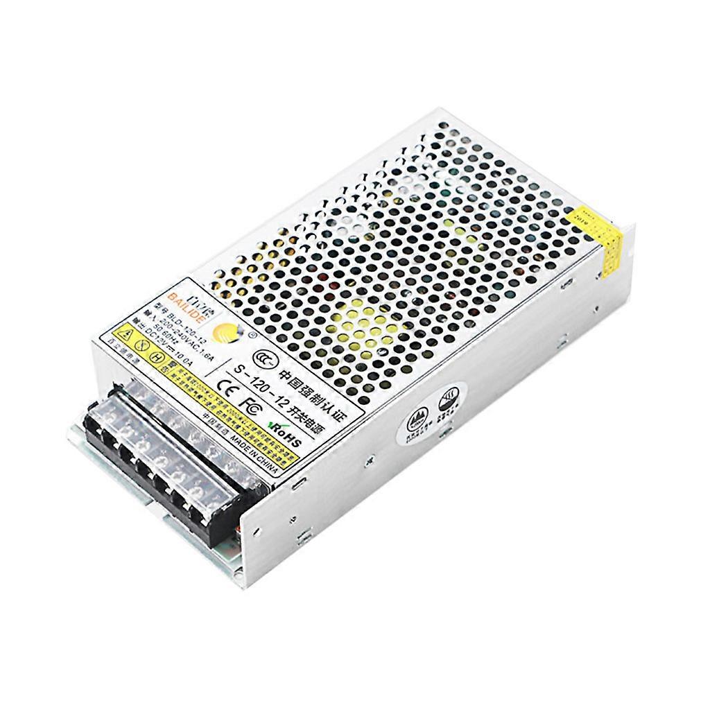 12V 10A Universal Regulated Switching Power Supply for LED Strip Light CCTV