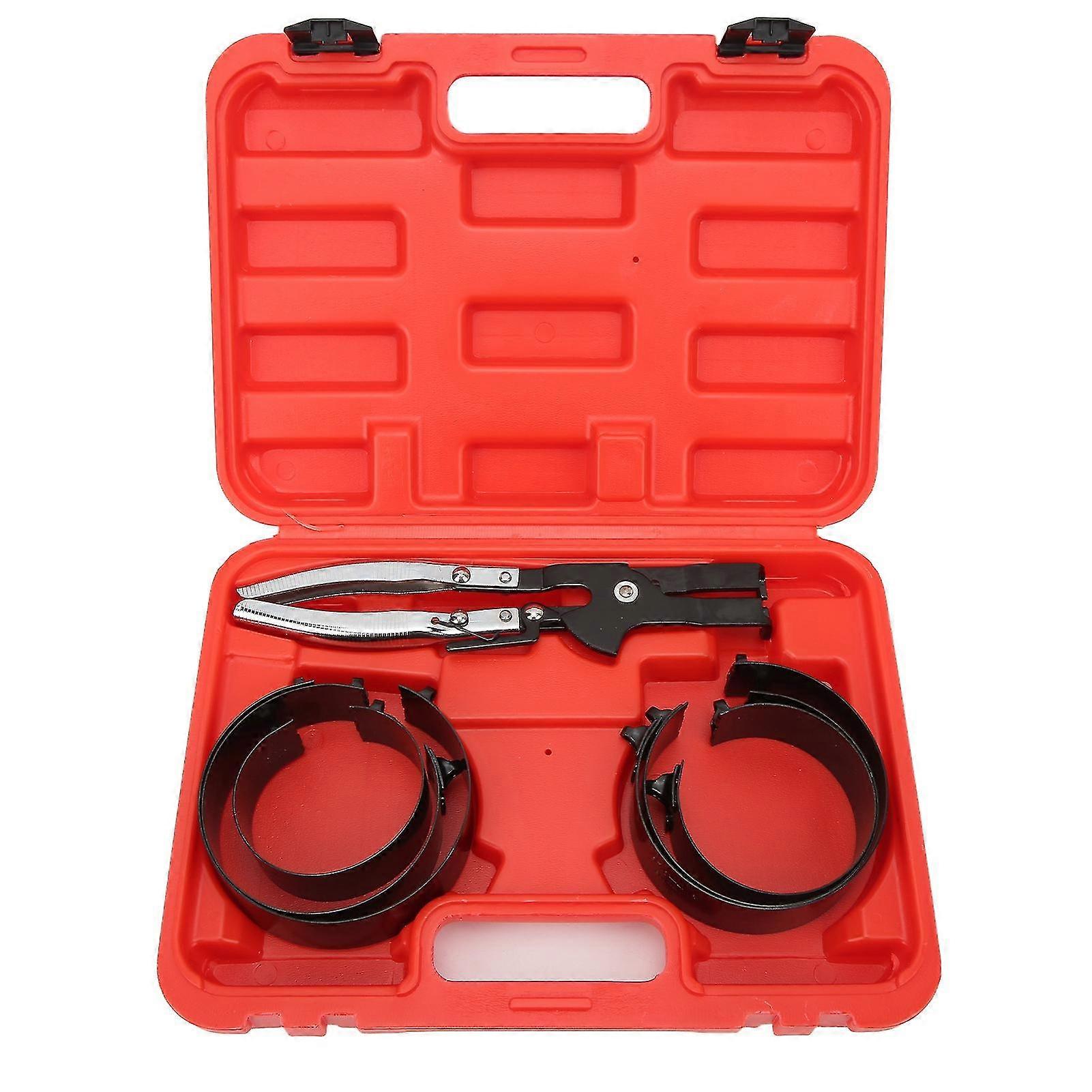 Universal Metal Piston Ring Compressor Set with 6 Sizes for Auto Cylinder