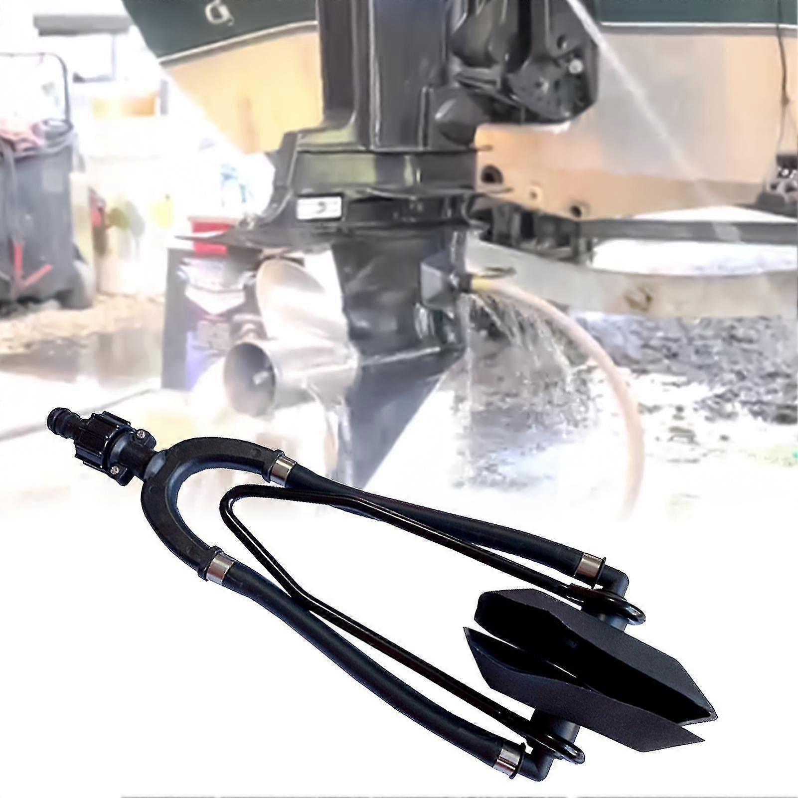 Motor Flusher Rectangular Dual Water Feed Nylon Ear Muffs Outboard Engine Flusher For Boat