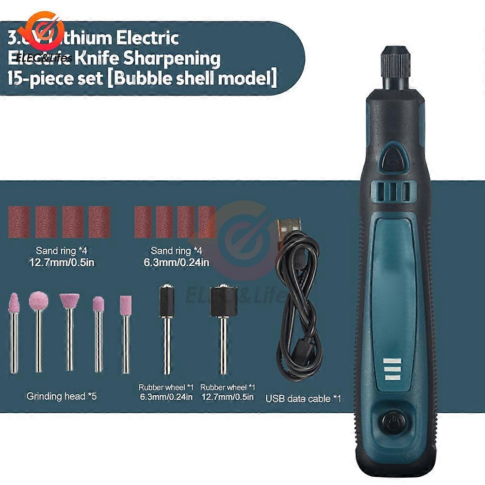 5000-10000-15000r Mini Grinder Engraver Pen Cordless Electric Grinder Set Engraving Grinding Machine Polisher Electric Drill Kit