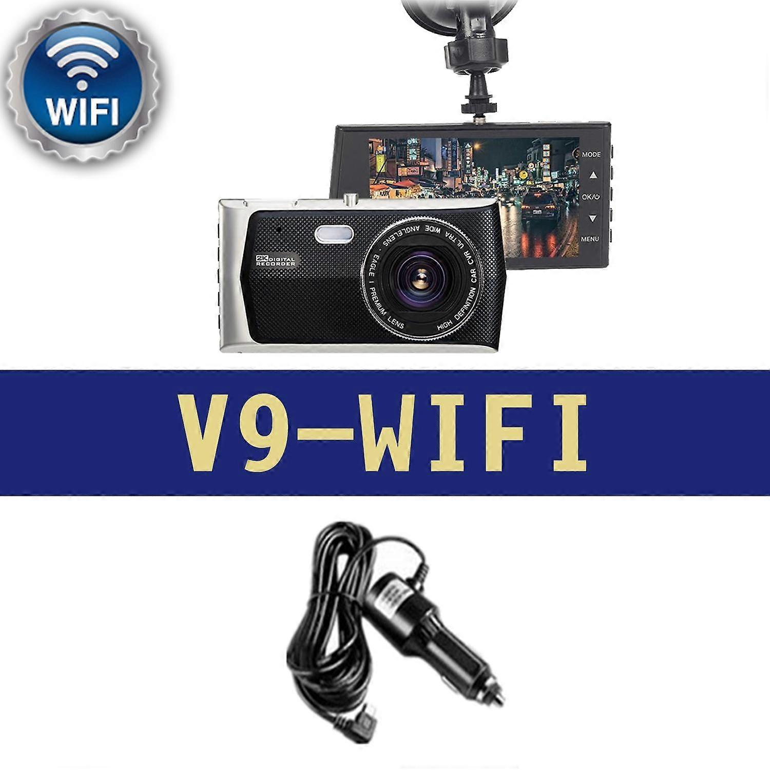 Dascham 1080P Touch IPS Screen  4.0 Inch HD 170 Wide Angle Gravity Sensor Loop Record High-Sensitivity Lens Rear Cameras