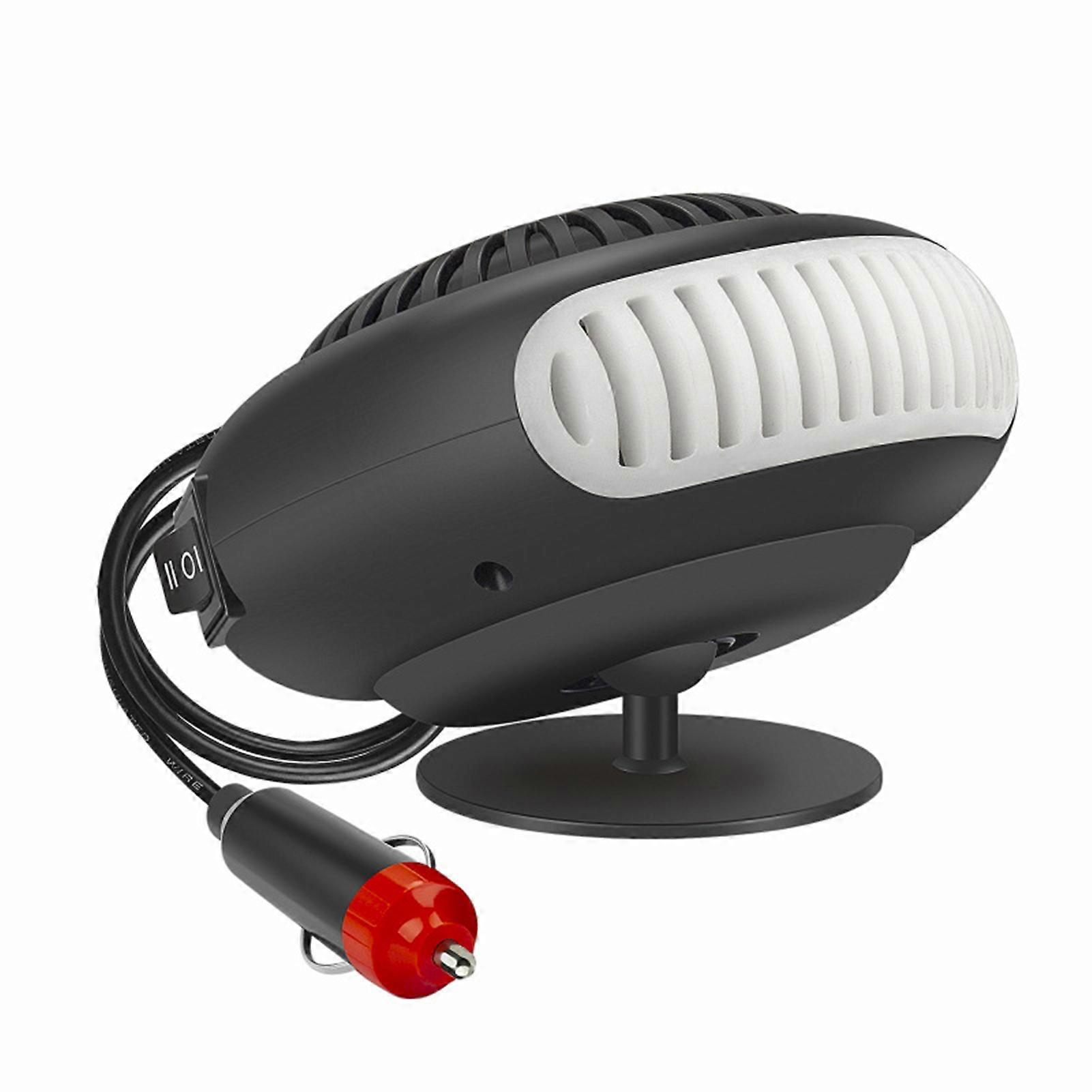 QingHai Car Heater with 360-Degree Rotary Base Plug-and-Play Fast Heating Low Noise Portable Small Size Car Interior Heater