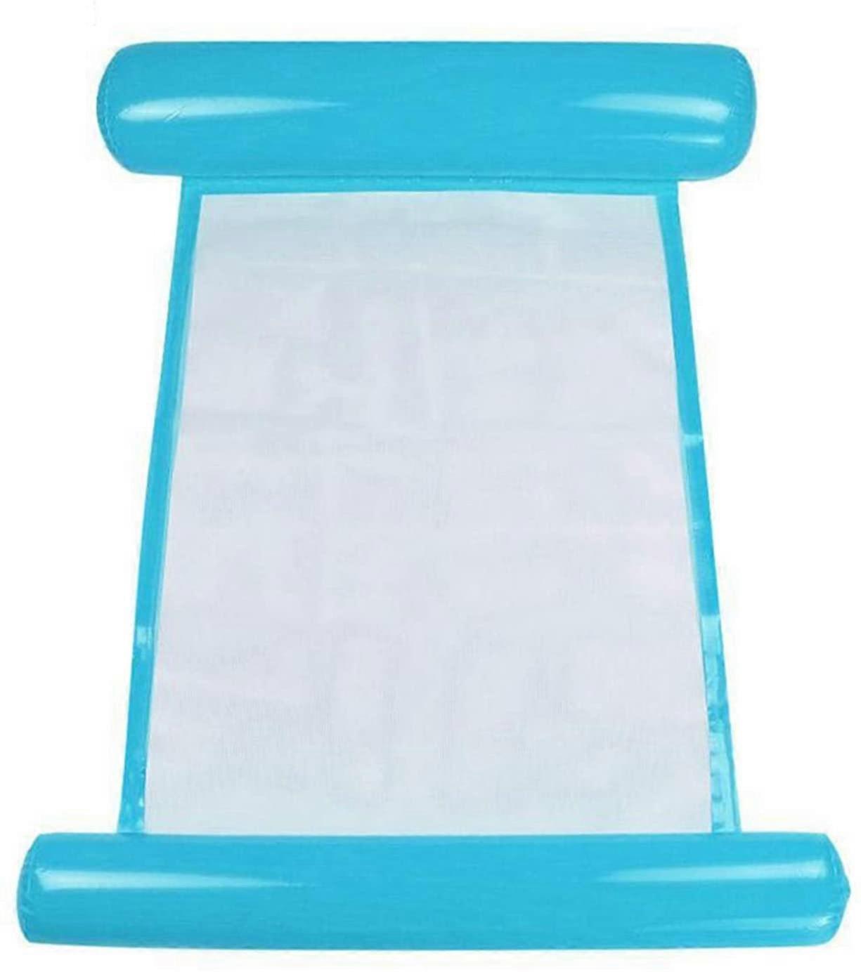 سرير عائم 130.0 * 73.0cm حمام سباحة قابل للطي أرجوحة فراش الصيف نفخ كرسي عائم