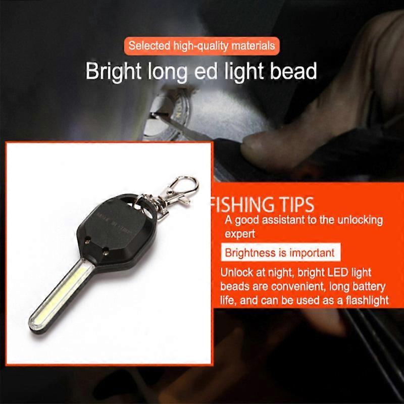 Mini LED Keychain Flashlight – Ultra-Bright, Squeeze Light, 7 Colors, Great For Hiking & Survival
