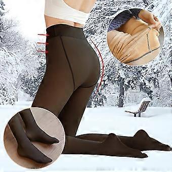 Collant Termici Invernali Donna 300G – Vita Alta Elasticizzati – Fodera Felpata Calda – Taglie M-L E L-XL Per 0-10°C