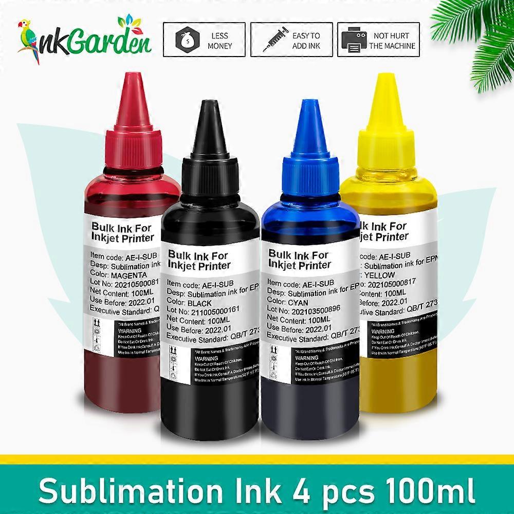 Sublimation Ink Refill Universal 100ML For Epson Inkjet Desktop Ecotank Workforce Printer Heat Transfer For L110 Etc