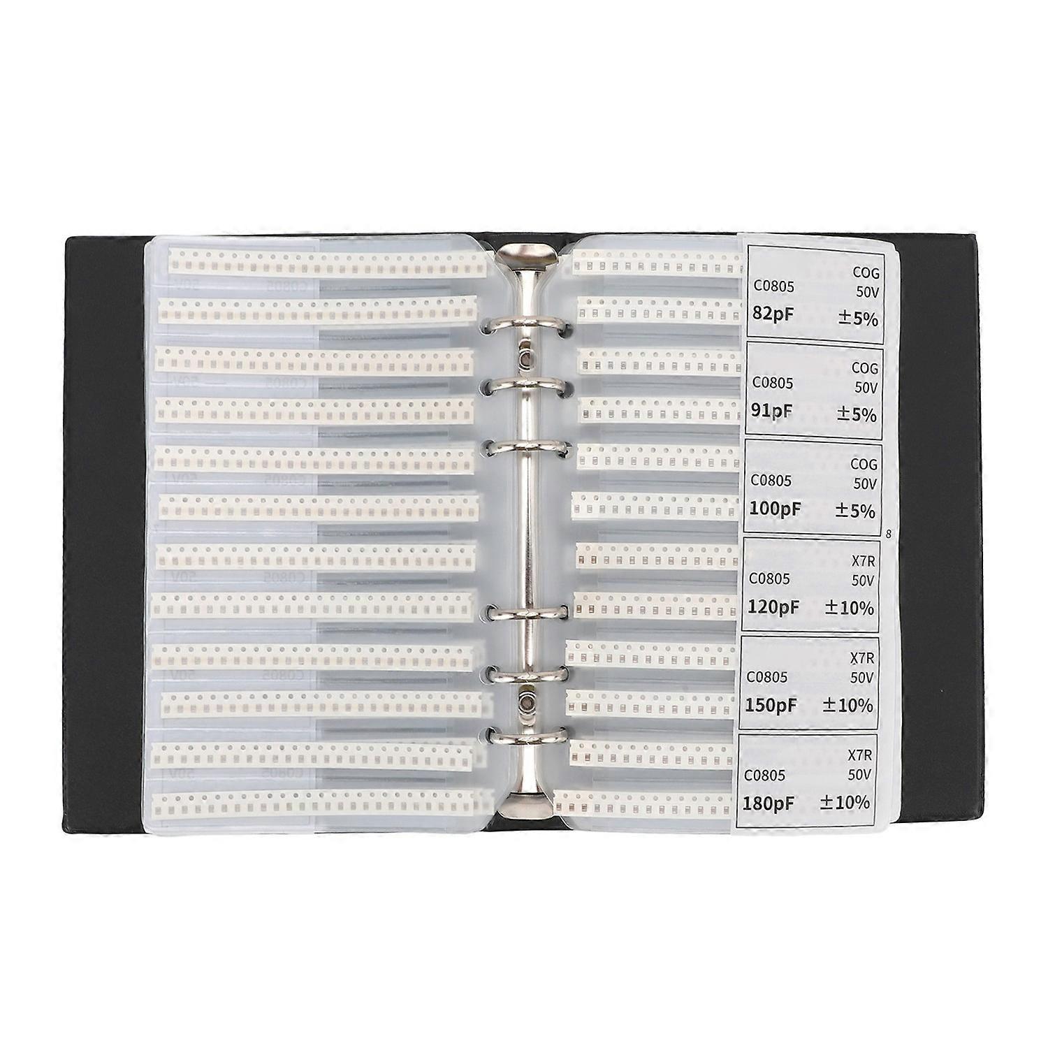Capacitor Sample Book High Accuracy 84 Values X 50pcs Capacitor Assorted Folder Electronic Component