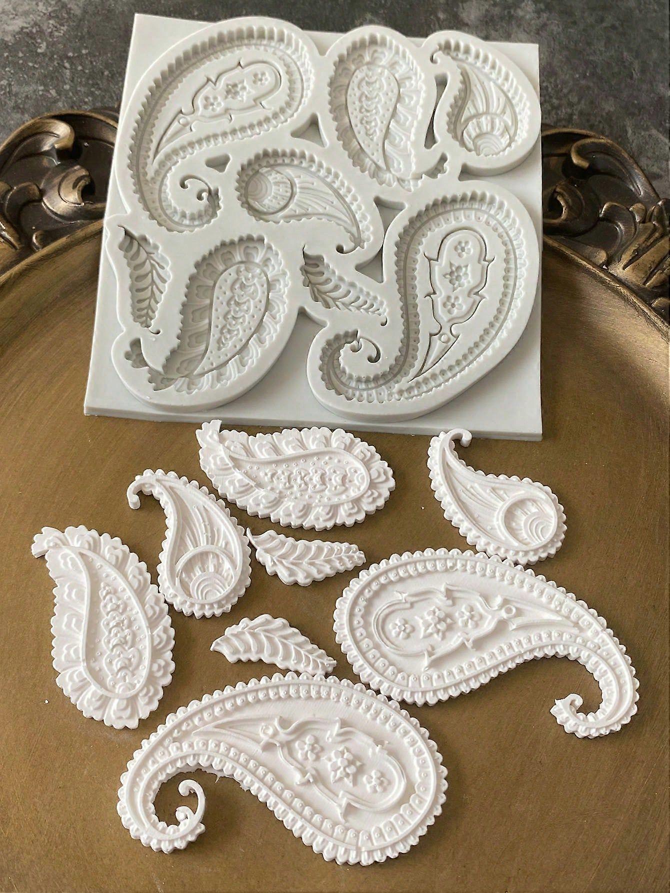 Feather Pattern Silicone Mold Resin Mould DIY