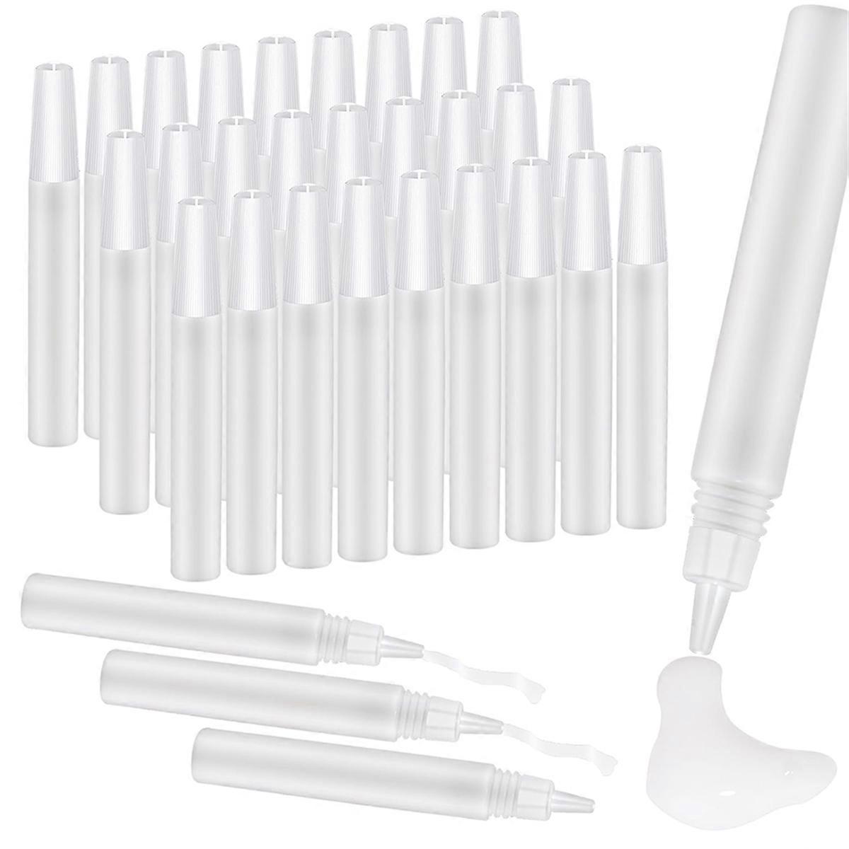 50 Pcs Art White Glue-Stick Pens, Quick Dry -Glue Pens Precise Apply Liquid Glue Pens Classroom Sup
