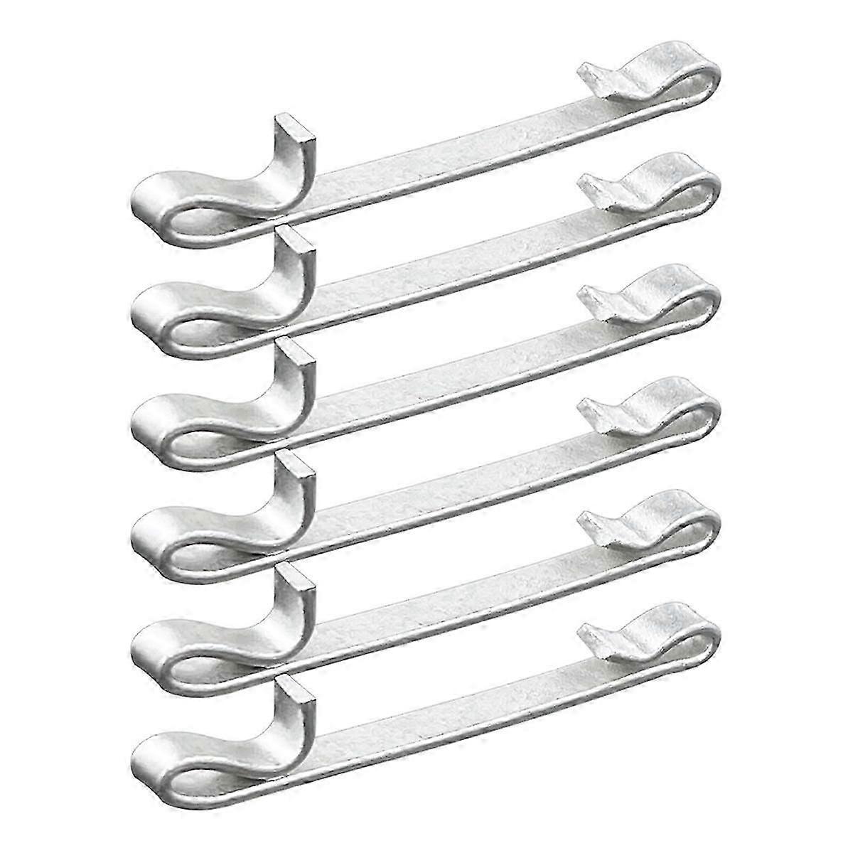 Upgrade Tool Box Drawer Slide Clamp 2-inch Double Ring Tool Box Drawer Slide Clamp Replacement Parts 6pcs