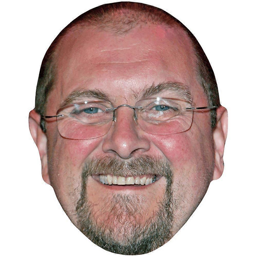 Charles Dale (Glasses) Celebrity Mask, Flat Card Face