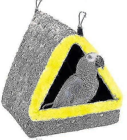 Plush Snuggle Bird Hammock Hanging Snuggle Cave Happy Hut Bird Parrot Hideaway