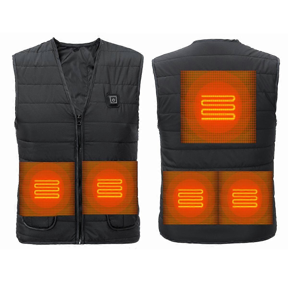 Usb Heated Vest 5v Winter Jacket With 3 Temp Settings
