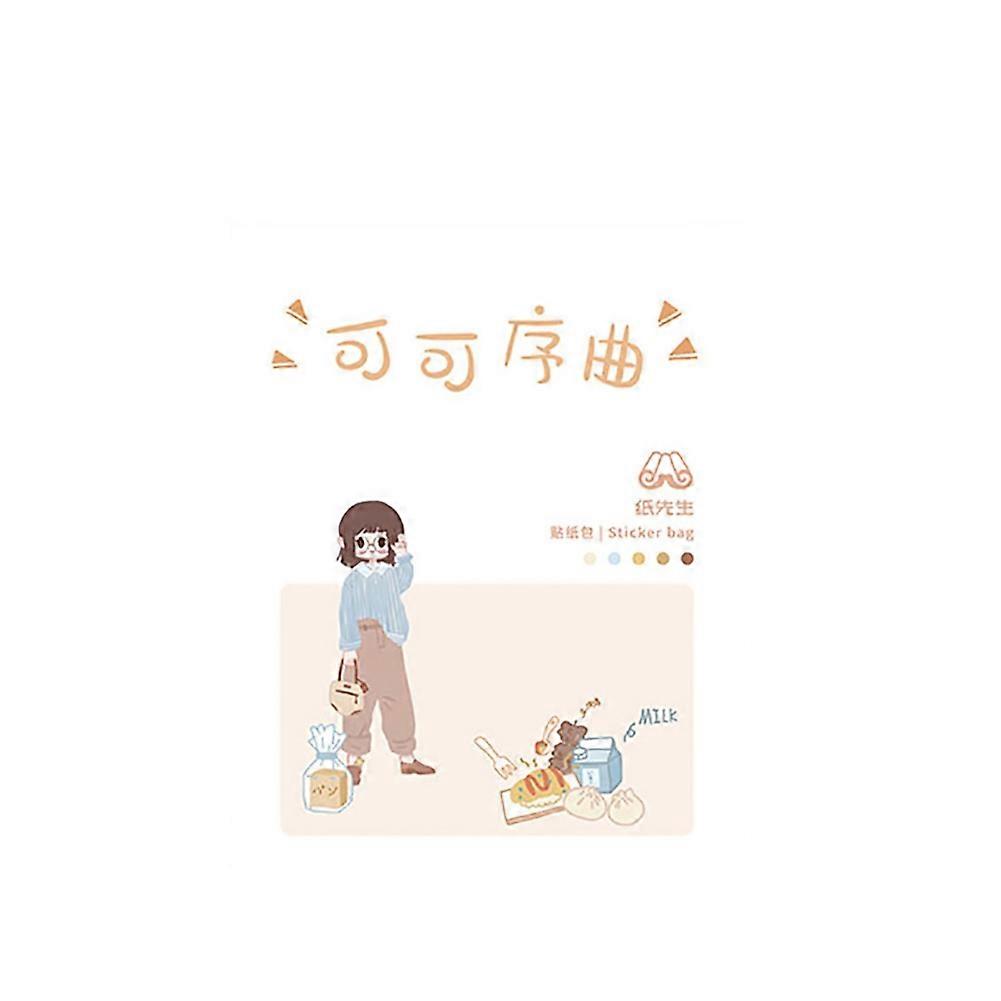Washi Envelope Beautiful Sticker for Notebook Diary Book Hand Account(Coco Overture)