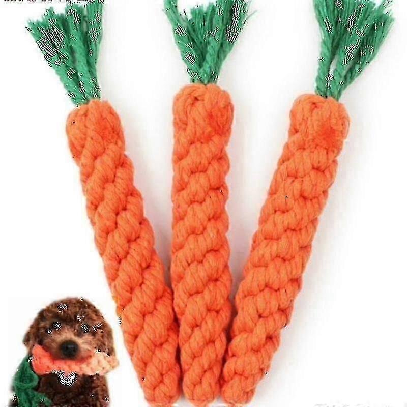 Pet Dog Toy Carrot Shape Rope Puppy Toys Teath Cleaning Outdoor Fun Training, Size:20-23cm