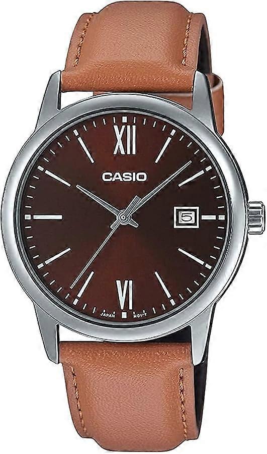 CASIO COLLECTION Model DATE, LEATHER - BRONZE