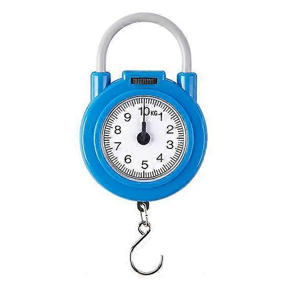 Portable Hanging Digital Scale with Metal Hook High Precision Home Kitchen Food Scale 10Kg Capacity Weight Measuring Mechanical Spring Scale