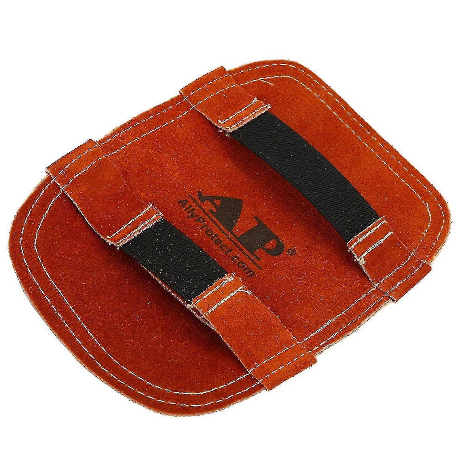 Heat Shield Split Cowhide Leather Aluminized Back Welding Hand Pad