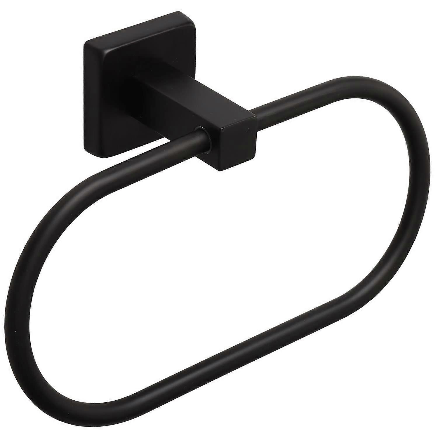 Stainless Steel Towel Ring Wall-Mounted Bathroom Accessory, Round Ring, Universal Fit, Durable Hardware