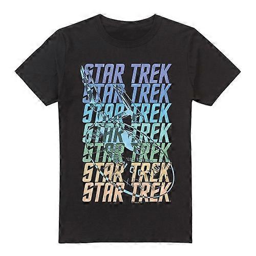 Star Trek Mens Enterprise Multi Logo T-Shirt