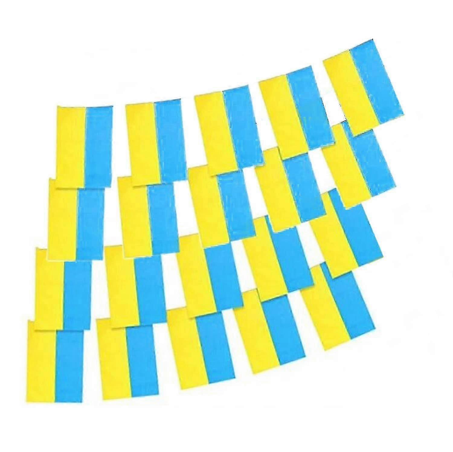 Ukrainian Flag Ukraine Small String Flag Banner (5m, 20 Pcs)