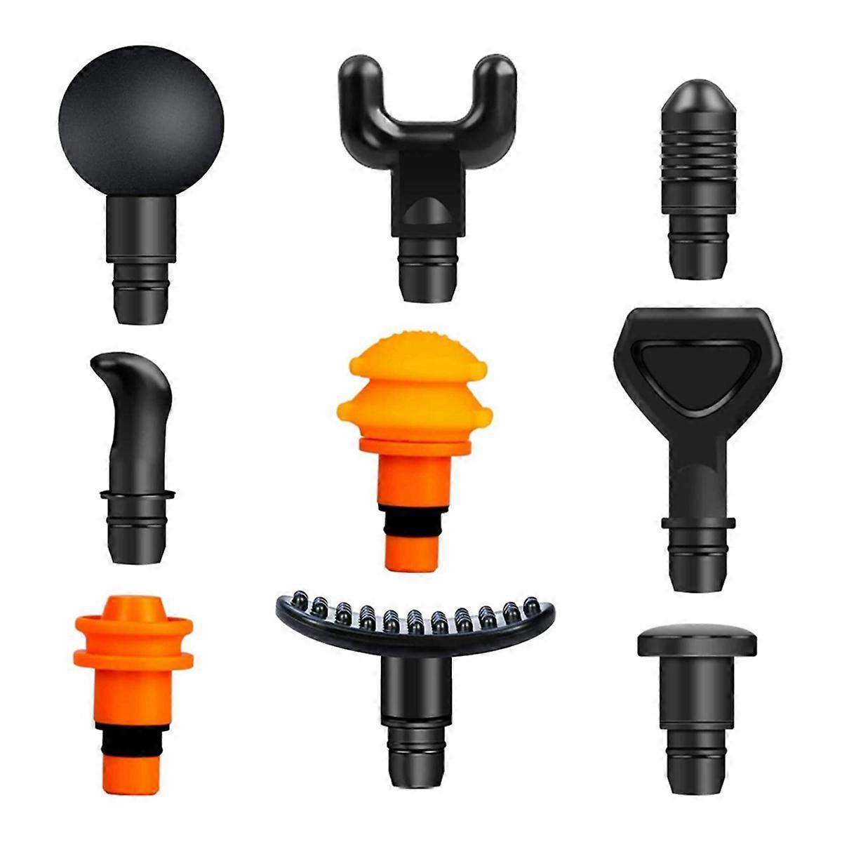 Massage Heads, Replaceable Massage Attachments 9 Different Muscle Massage Heads Deep Tissue