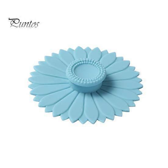 1/3Pcs Sunflower Silicone Cup Lid with Handle Food Grade Heat-Resistant Dustproof Seamless Airtight Universal Round Ceramic Glass Teacup Mug Cover