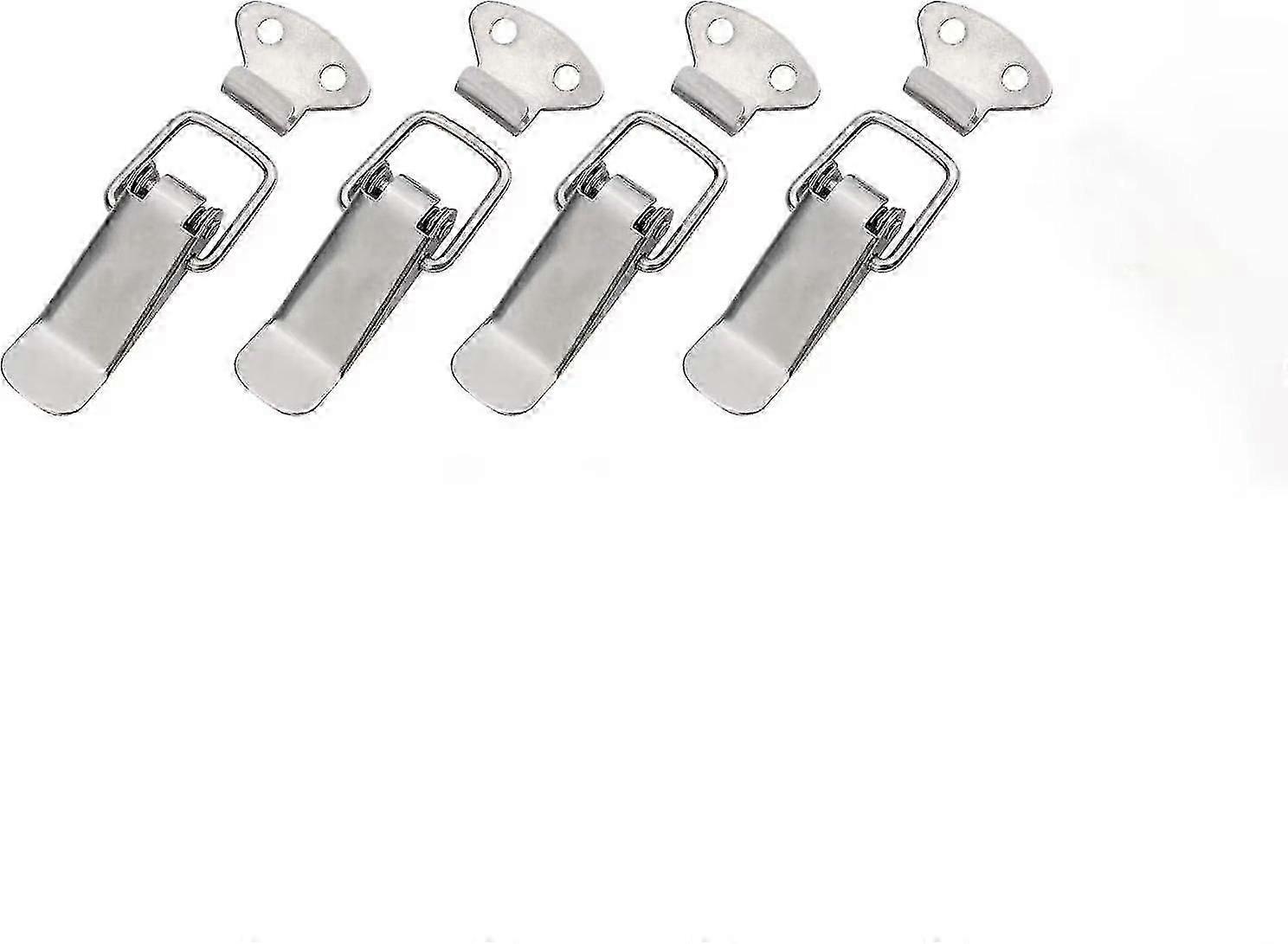 Ressort Loaded Toggle Latch Hasp, Duck Billed Buckles Catch Clamp Clip For Door Window Furniture Hardware, Suit Drawer / toolbox / closet / armoire / case Box(