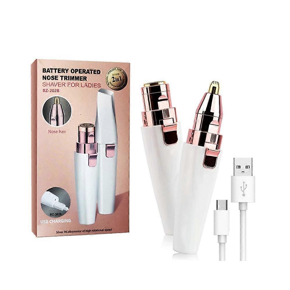 2-in-1 electric eyebrow trimmer