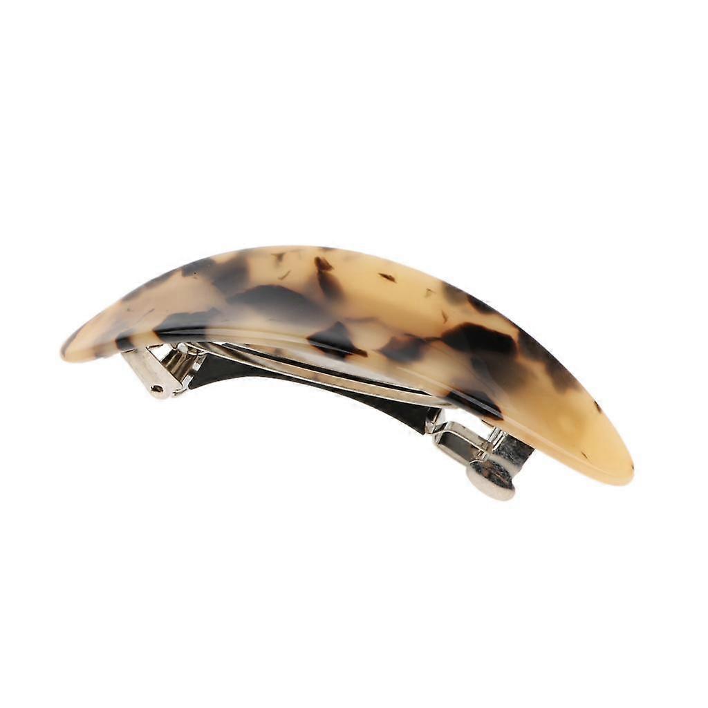 Fransk barrette for leopard buet hårnål