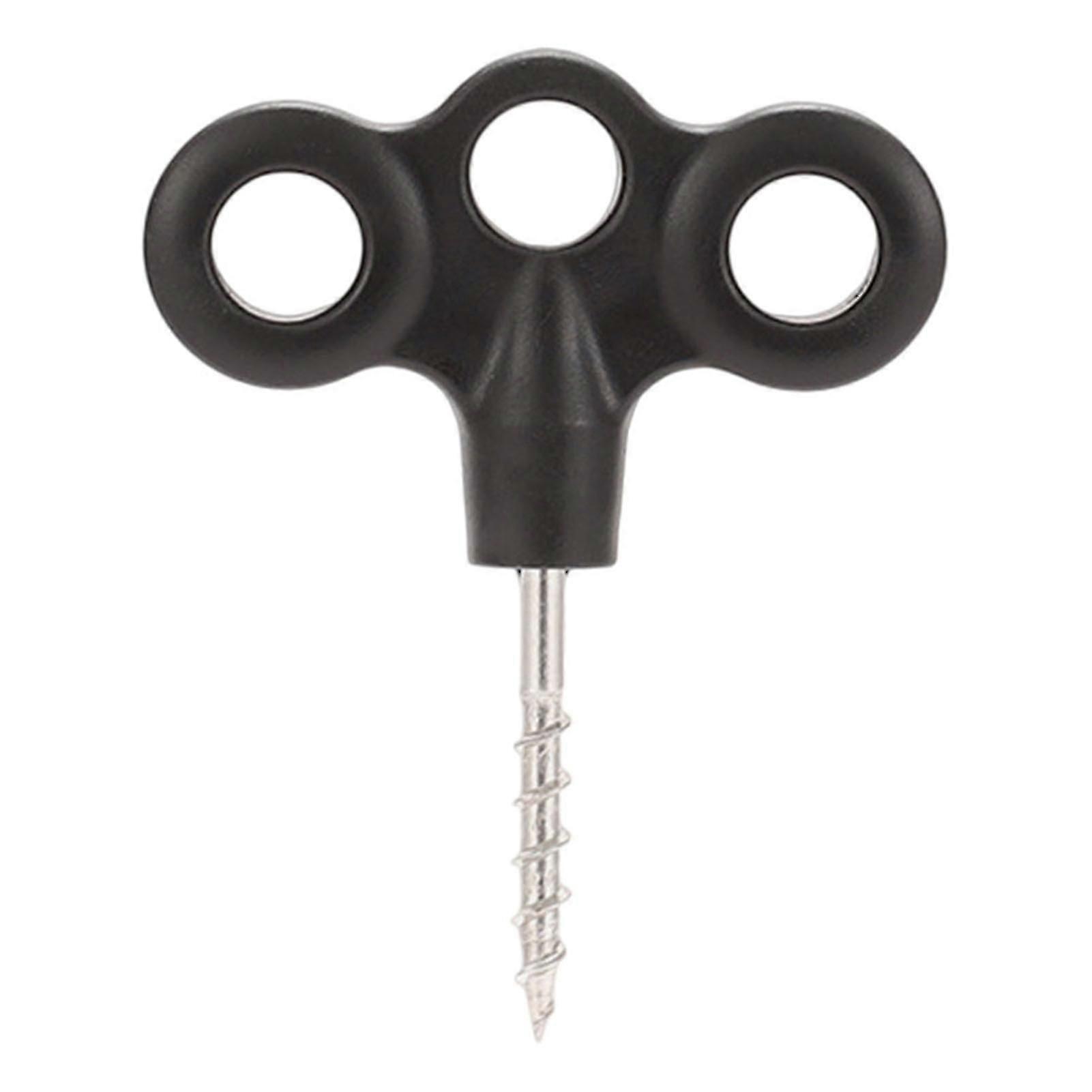 6pcs Luminous/Plastic Handle Ground Pin Stable Garden Ground Anchors Pegs for Tent Installing