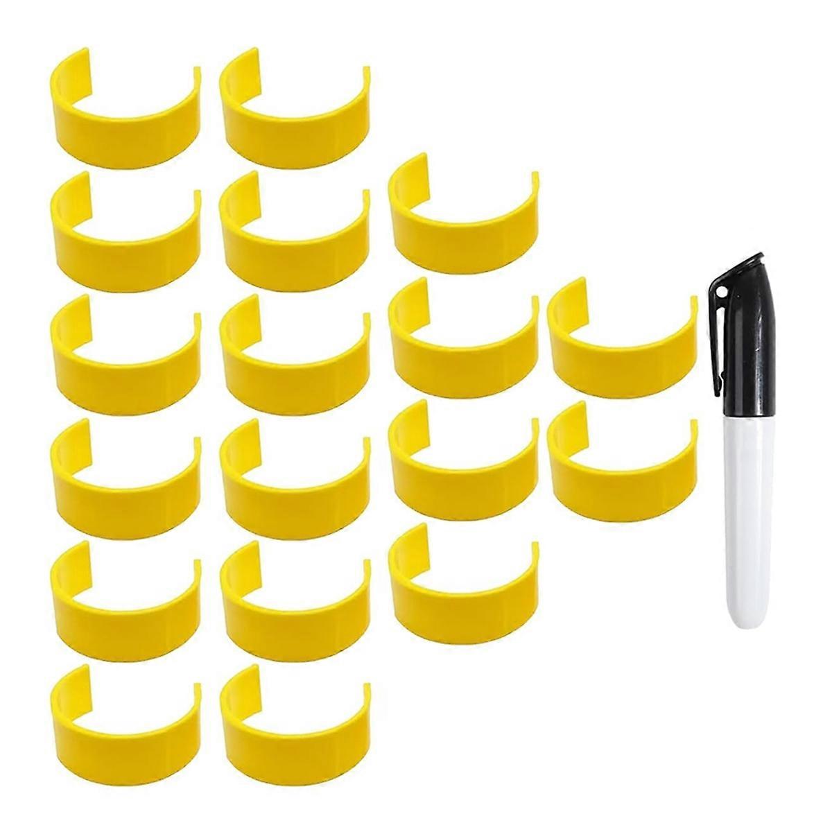 Clips for Pill Bottles, Medicine Bottle Label Clips for Easy Medication Identification, Medicine La