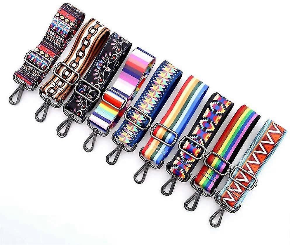 حقيبة السيدات حزام الكتف حزام أزياء ملون حزام الكتف لحقيبة الكتف / حقيبة يد اكسسوارات DIY 3.8 سم عرض 80-140 سم قابل للتعديل (لون عشوائي