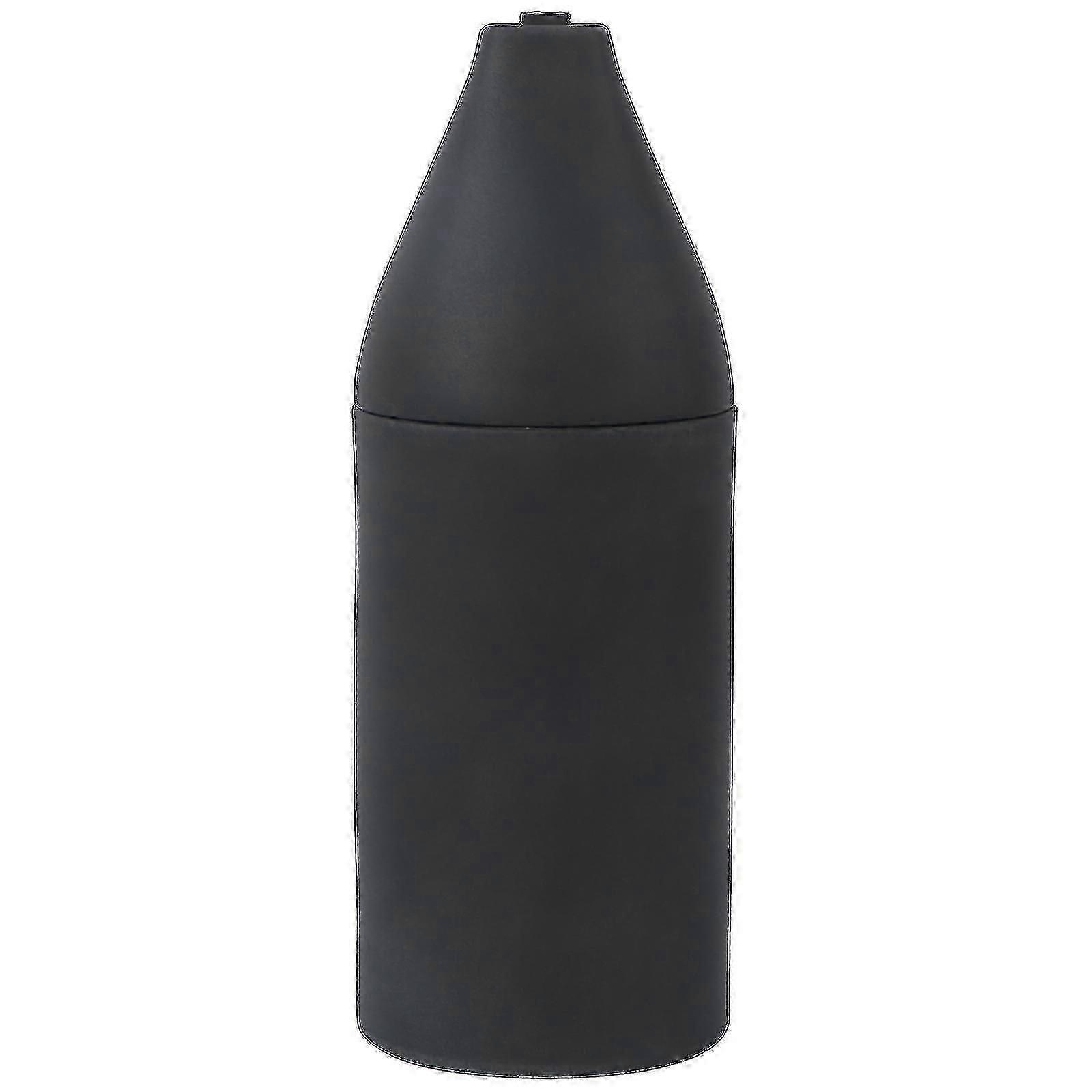 Empty Silicone Bottle Squeeze Dispenser Refillable Bottle Dish Washing Detergent Hand Soap Atomizer (black)