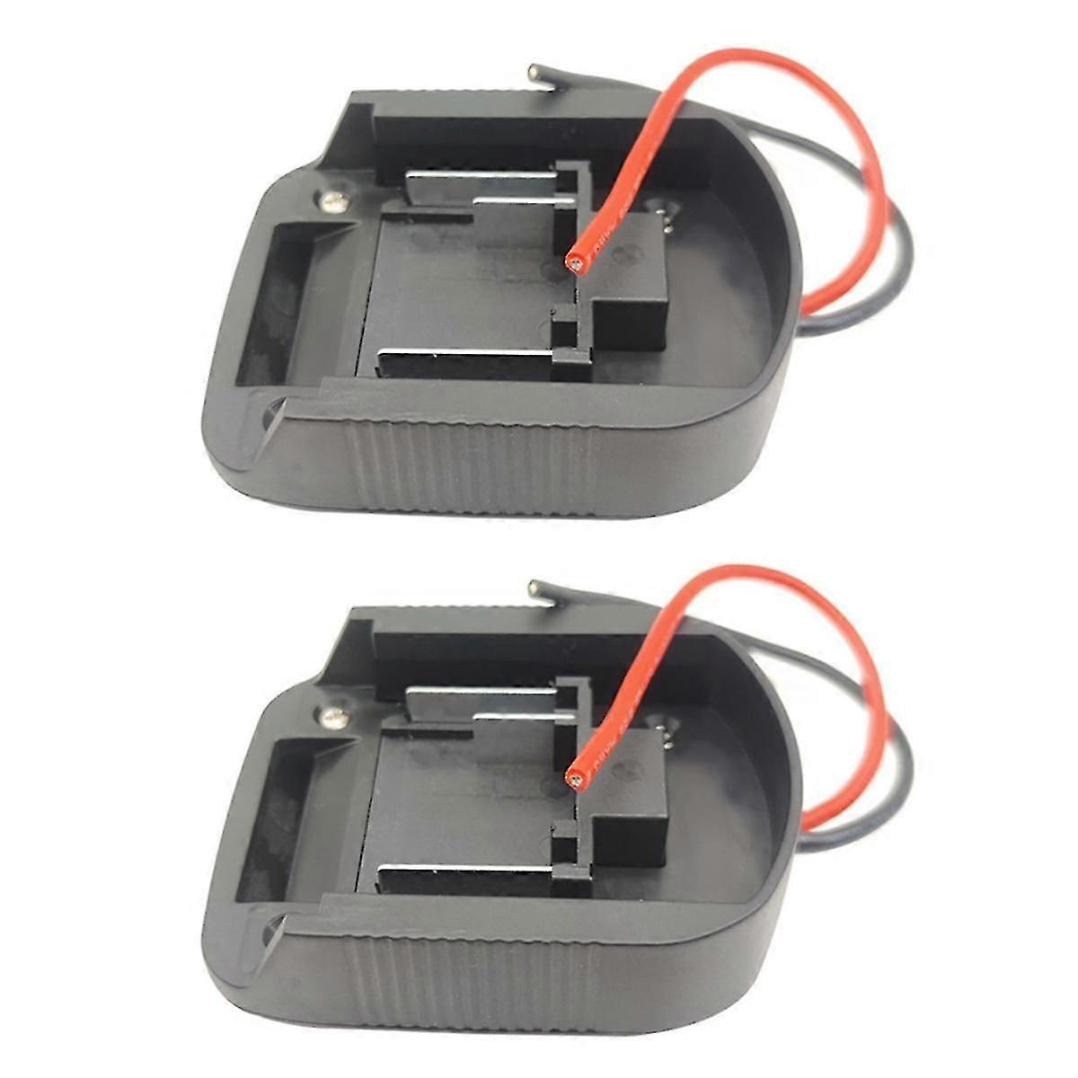 2Pc Battery Adapter for 18V Lithium Battery Power Tool Connector Adapter Dock Holder for Power Tool JP