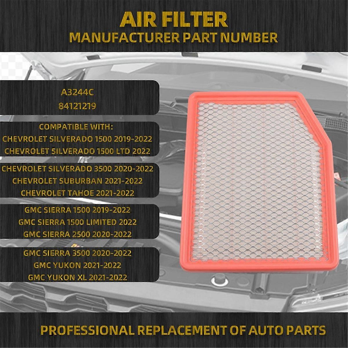 CF185 A3244C Cabin & Engine Air Filter For Chevrolet Chevy Gmc 2 7l 6 6l New 404750743464