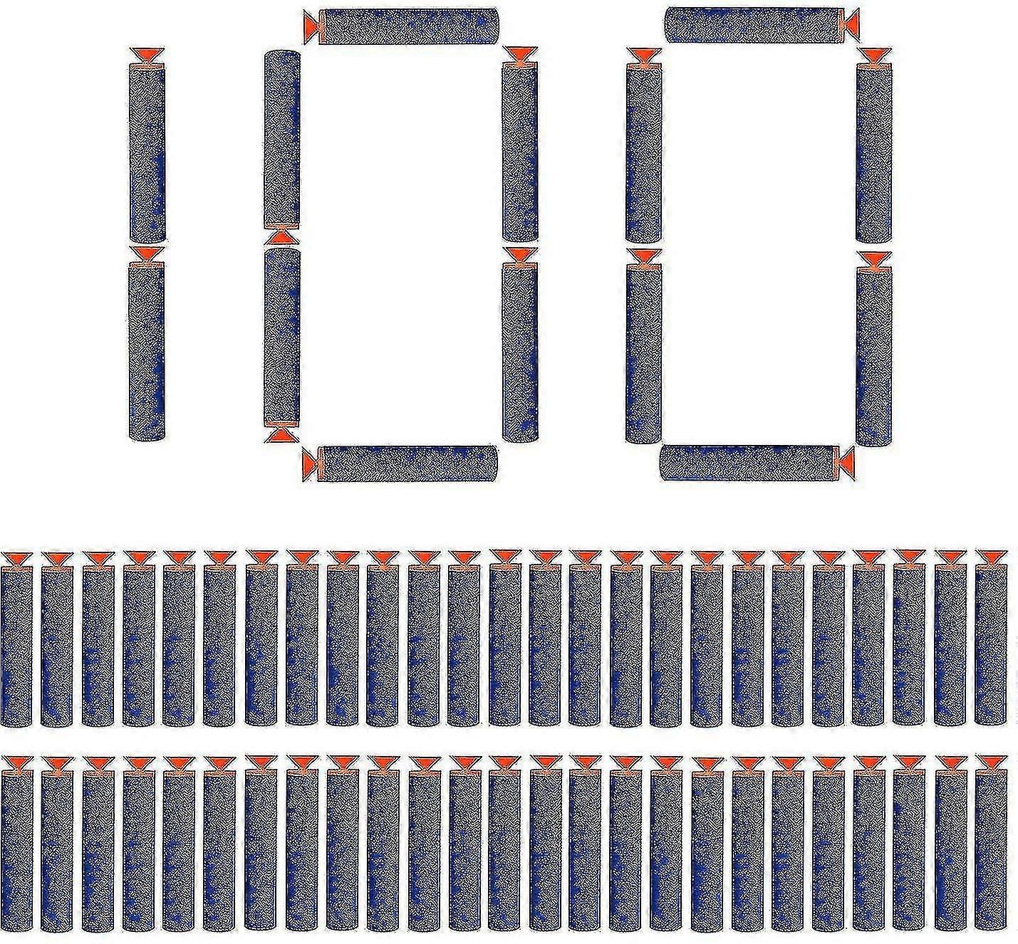 100 stuks 7.2cm zuignap pijlen darts schuim pijlen accessoires