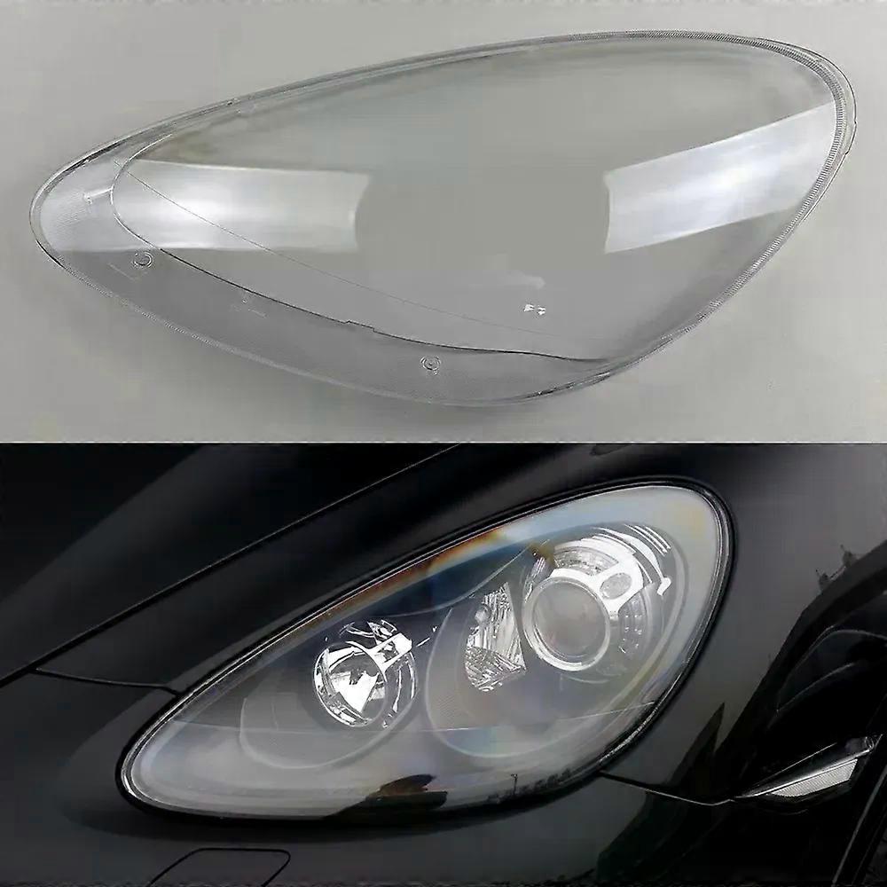 For Porsche Cayenne 2011 2012 2013 2014 Headlight Cover Transparent Headlamp Shell Plexiglass Replace Original Lampshade