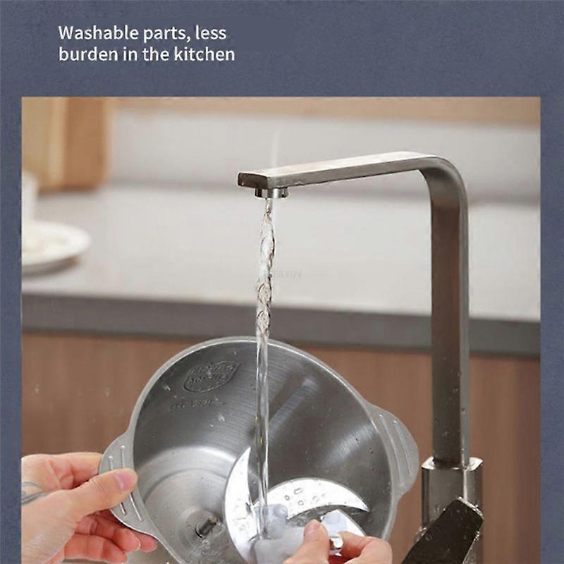 Stainless Steel Electric Meat Grinder 3L Blenders EU Plug