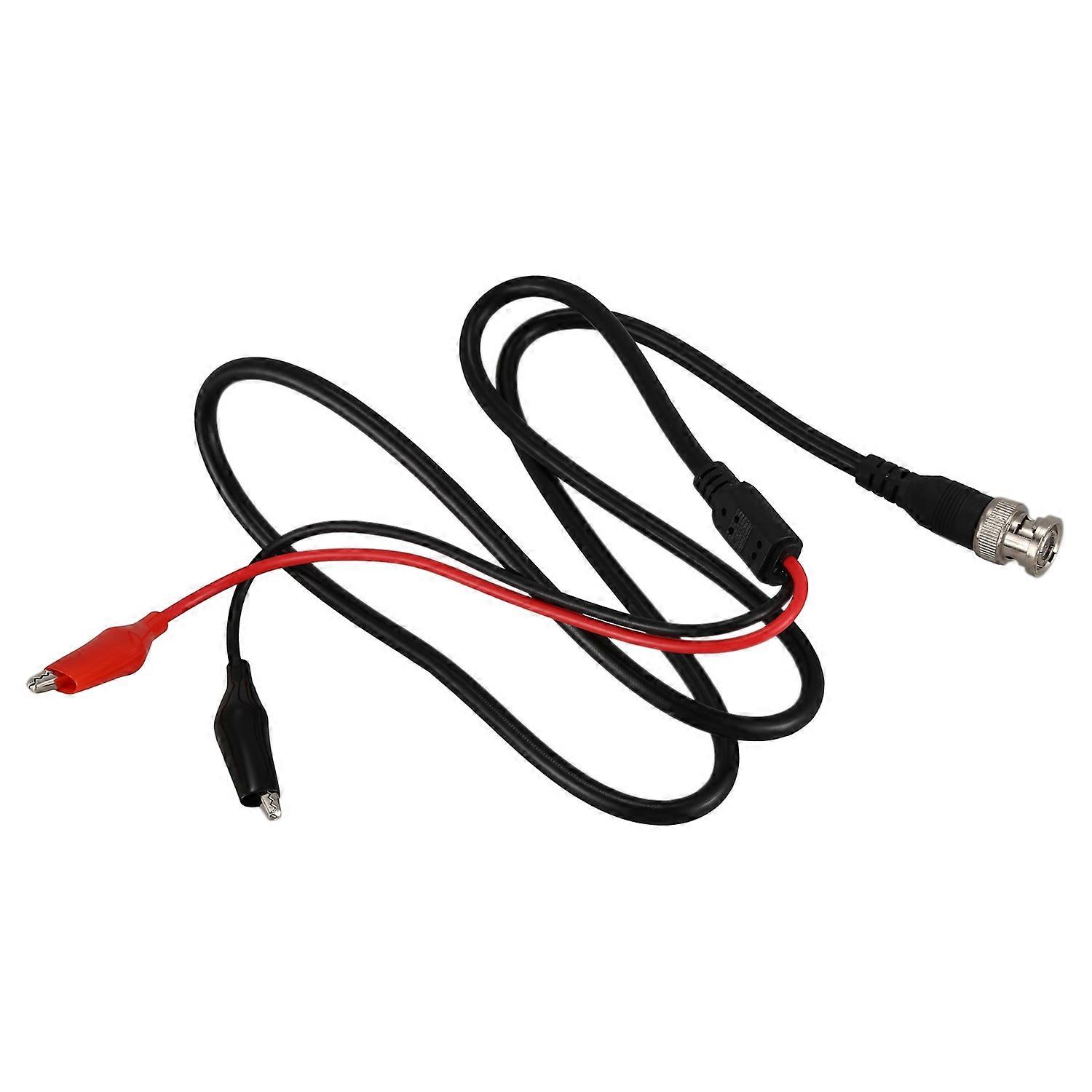 BNC Male Double Dot Oscilloscope Lead Test Probes Cable 1M