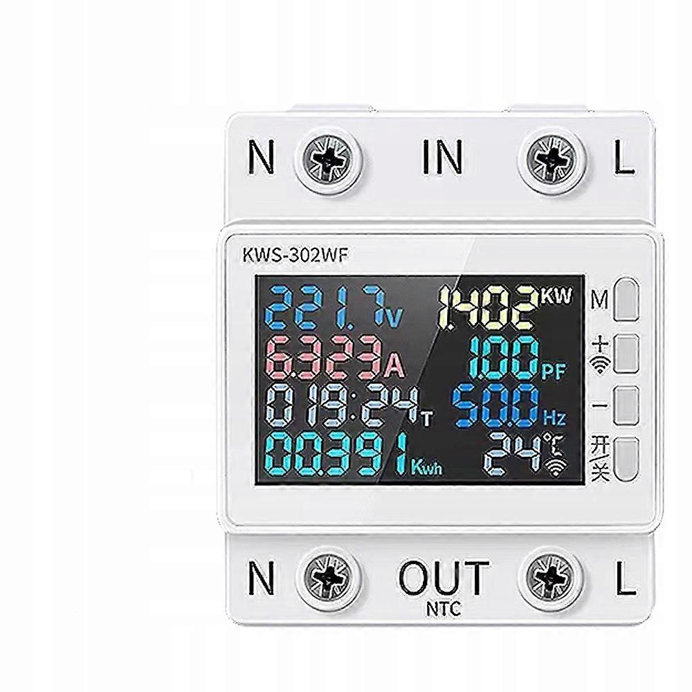 Energimåler Tuya Wifi 8-i-1