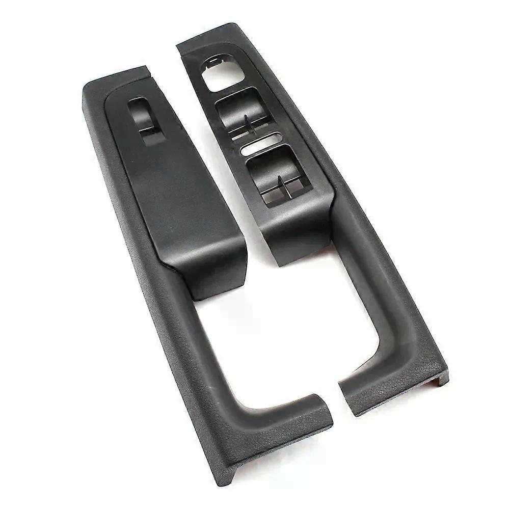 2PCS Front Inner Door Handle Armrest Frame Switch Control Panel Trim 3TD867157A compatible for  Sko-da Superb 2008-2013