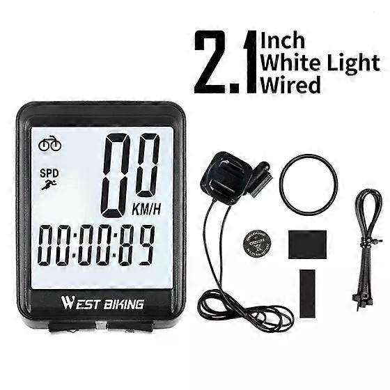 Waterproof Bicycle Computer Wireless Wired MTB Bike  LED Backlight Digital Cycling Odometer Speedometer Stopwatch