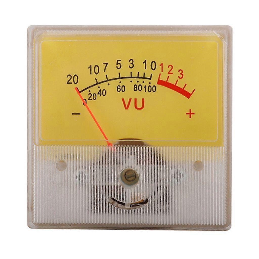 DB Meter Header VU Level Meter with Yelow Backlight High Accuracy Exquisite