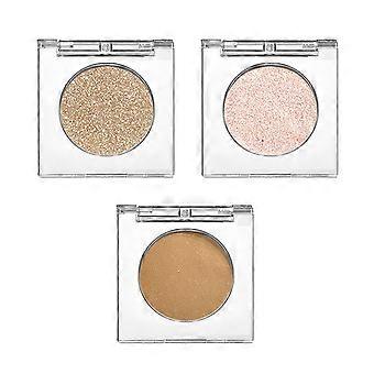 3Pcs Monochrome eye shadow palette eye shadow glitter powder pearl eye shadow
