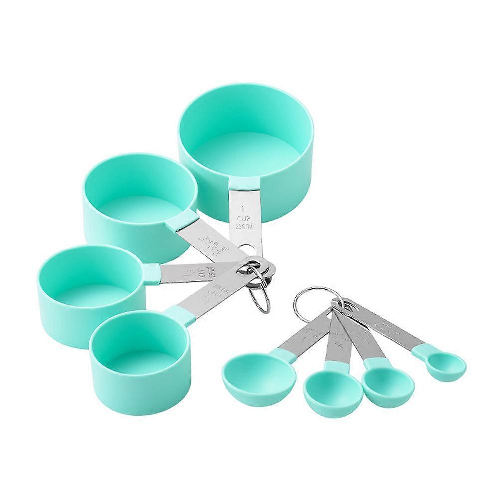 Measuring Cups and Spoons Set, Multi-Size Measuring Tools Clear Volume Markings for Easy to Carry and Store, Perfect for Cooking & Baking, 10 Pieces